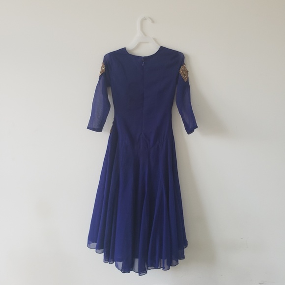 Royal Blue Maxi Dress - Picture 2 of 4